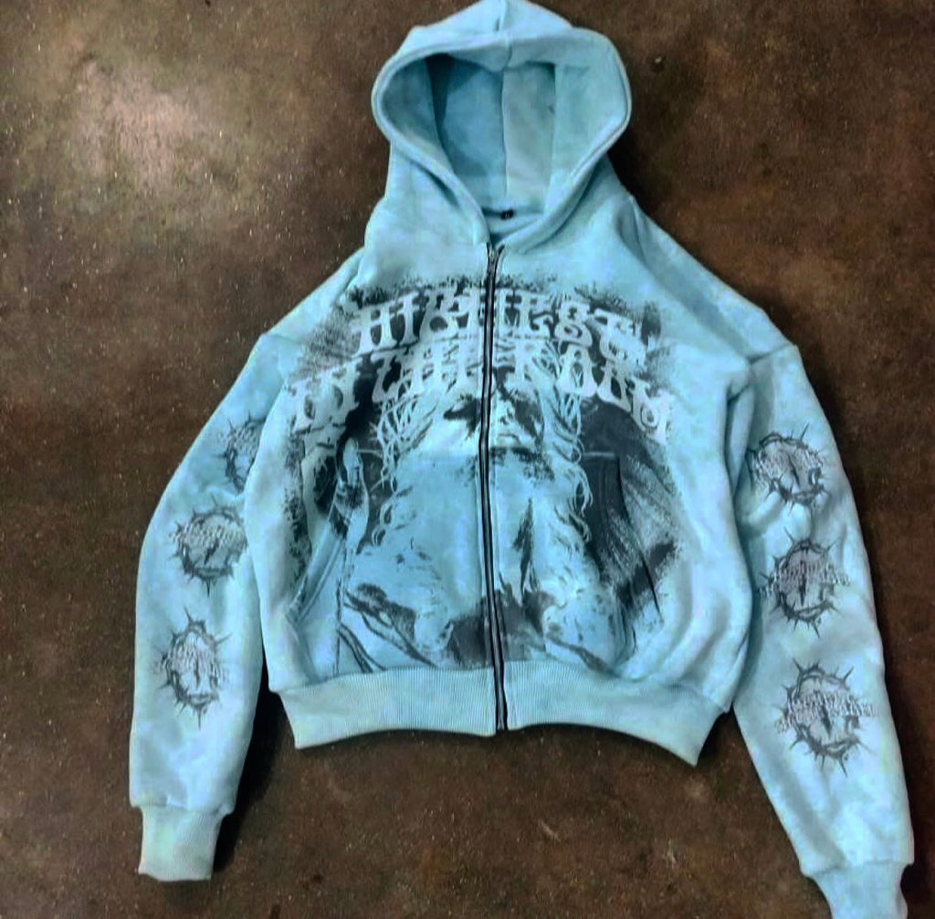 Crowned Savior Zip Hoodie